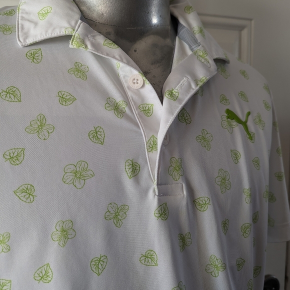Puma Mattr Spring Golf Polo Size M - Picture 3 of 5